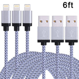 3 pack - 6 ft charger for iPhone