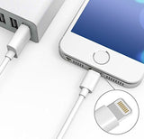 2 Pack - White iPhone Charger with Wall charging brick